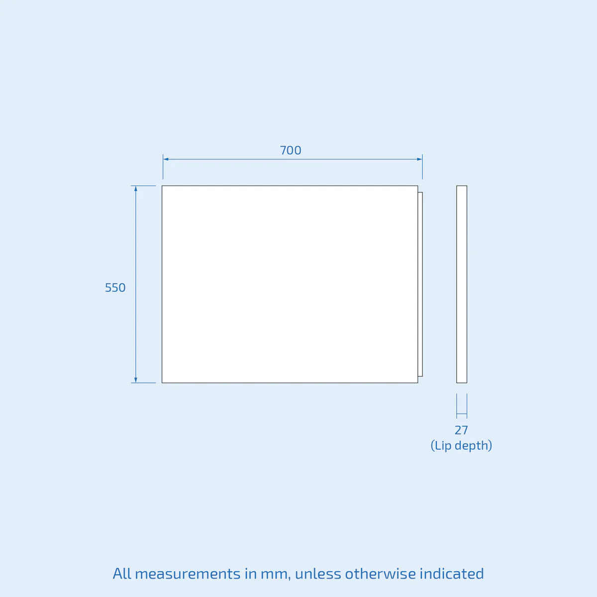 Water Proof Bath Panels 1700 Front and 700 End Panel Matt Grey