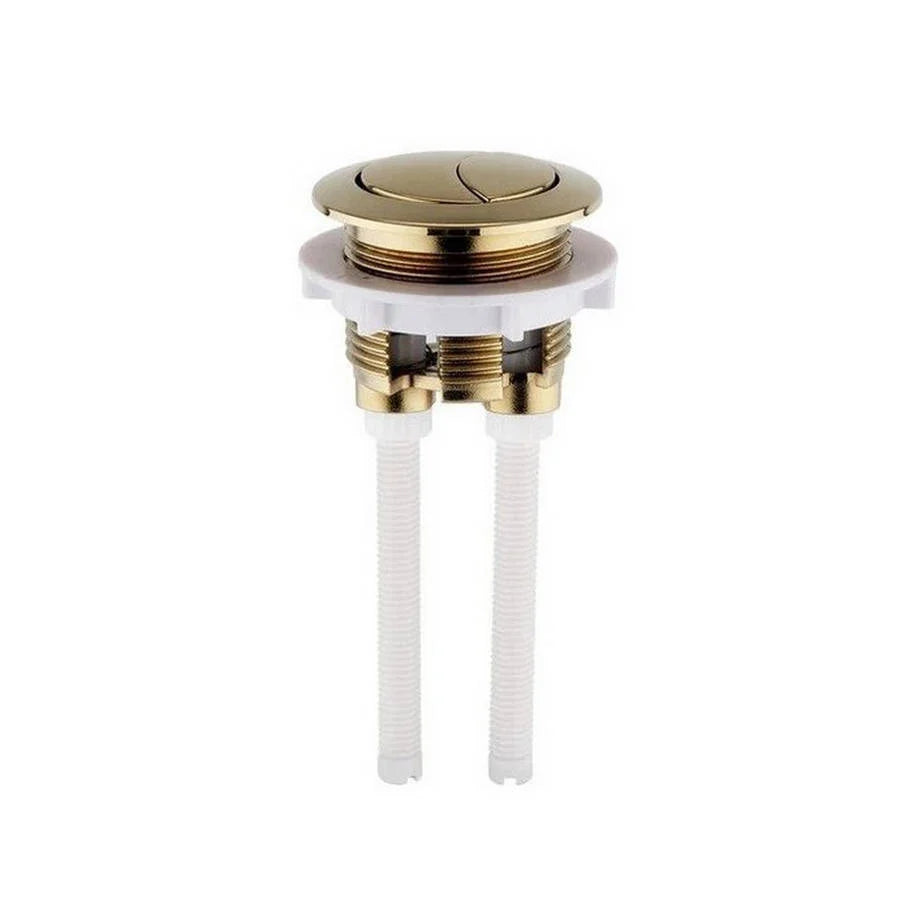 Kartell Series 600 Cistern Push Button - Brushed Brass