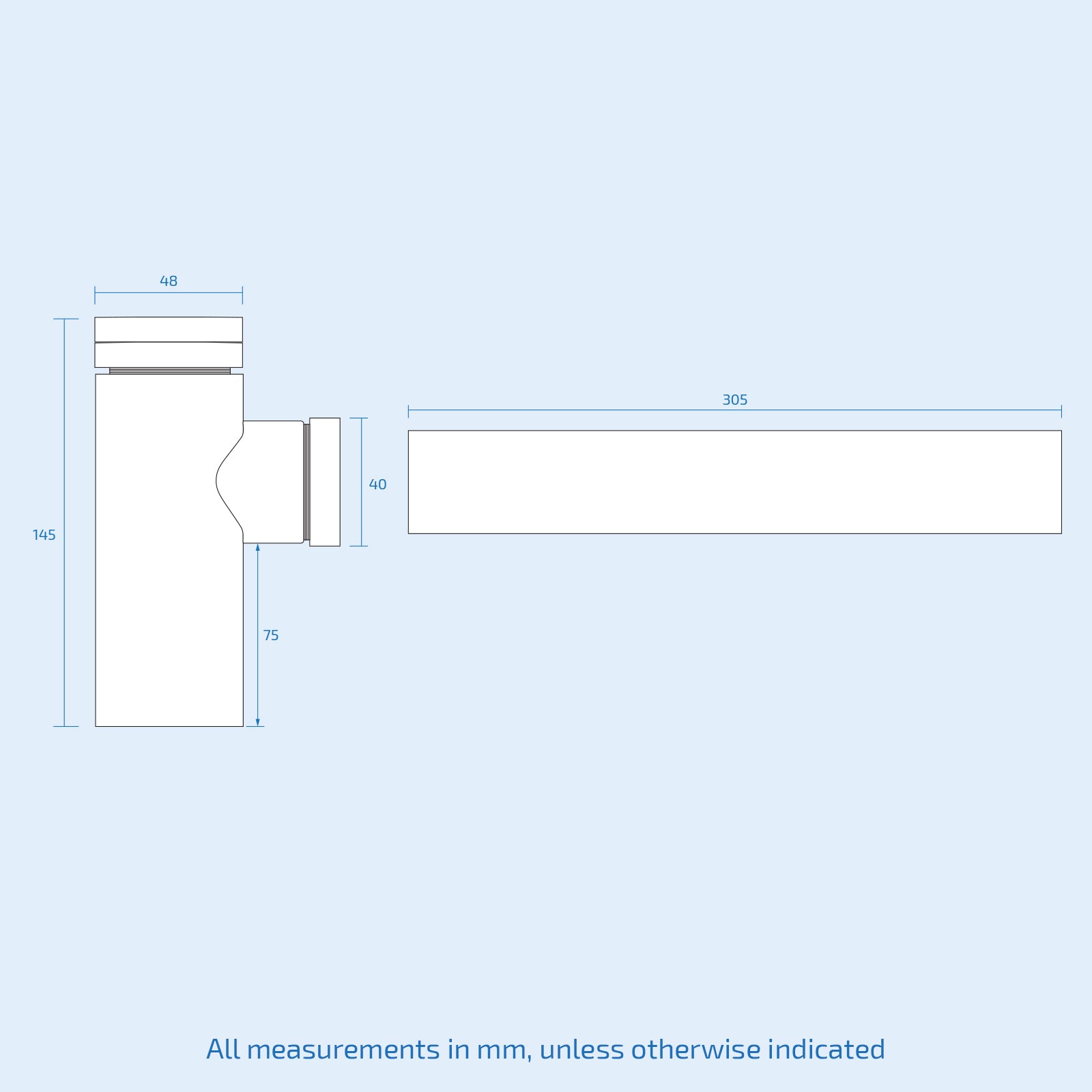 Brushed Brass Minimalist Round 320mm Bottle Trap