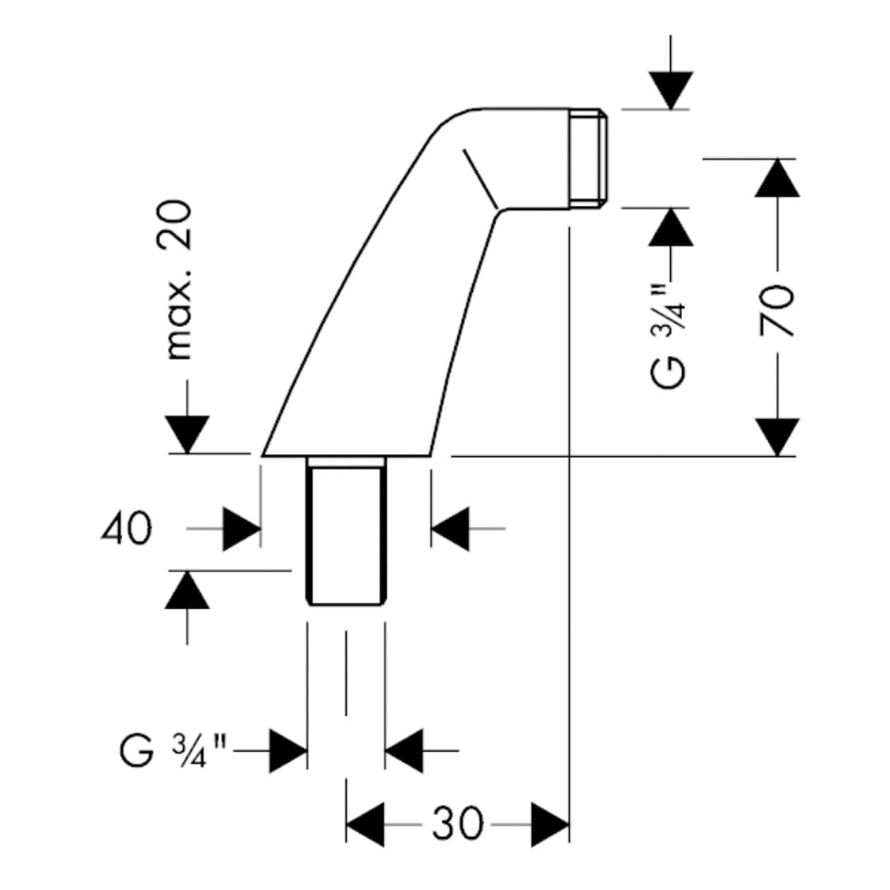 Chrome Exposed Thermostatic Bath Shower Mixer Tap Deck Mounted Kit Set