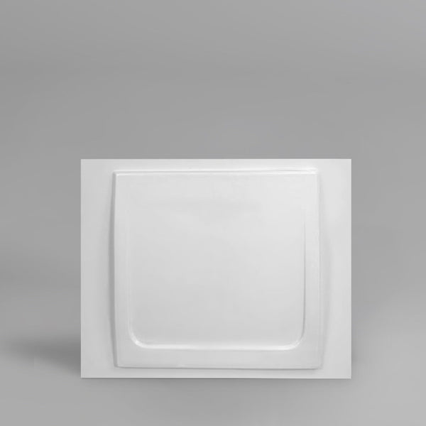 Bathroom Gloss White Modern End Bath Panel 700 x 550mm