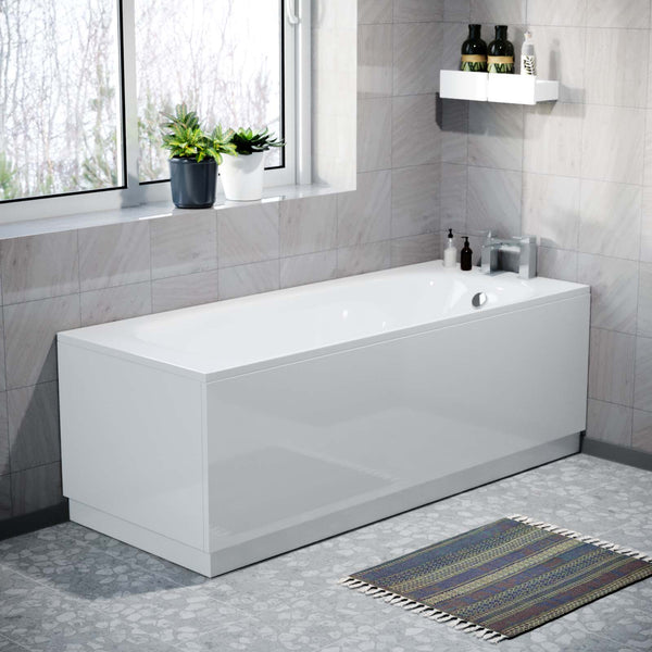White PVC 1700 x 700mm Water Proof Front and End Bath Panels