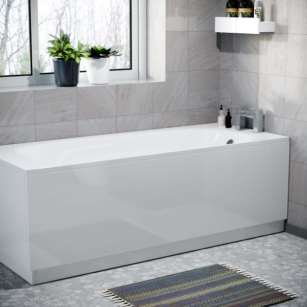 White PVC 1700 x 700mm Water Proof Front and End Bath Panels