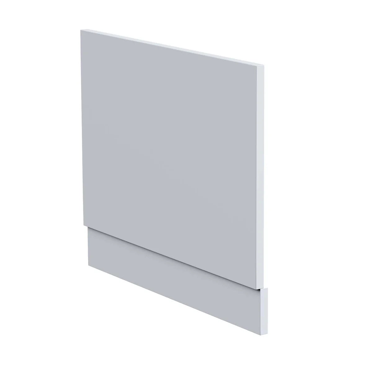 Modern 800mm Matte Grey PVC End Panel 15mm Thickness +Plinth