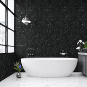 Black Quatz Gloss PVC Shower Wall Panel 1000mm X 2400mm X 10mm