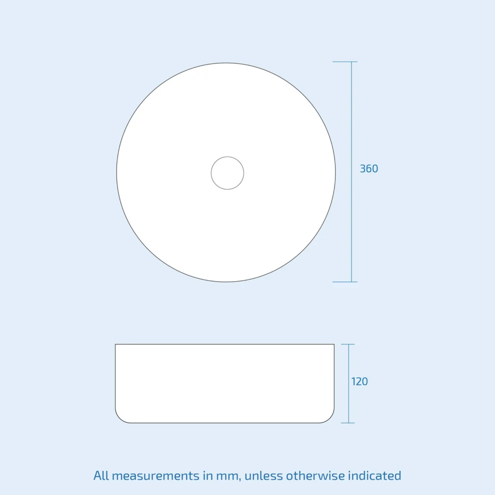 Merton 800mm Gloss White Freestanding Vanity Unit with Worktop and 360mm White Round Countertop Basin