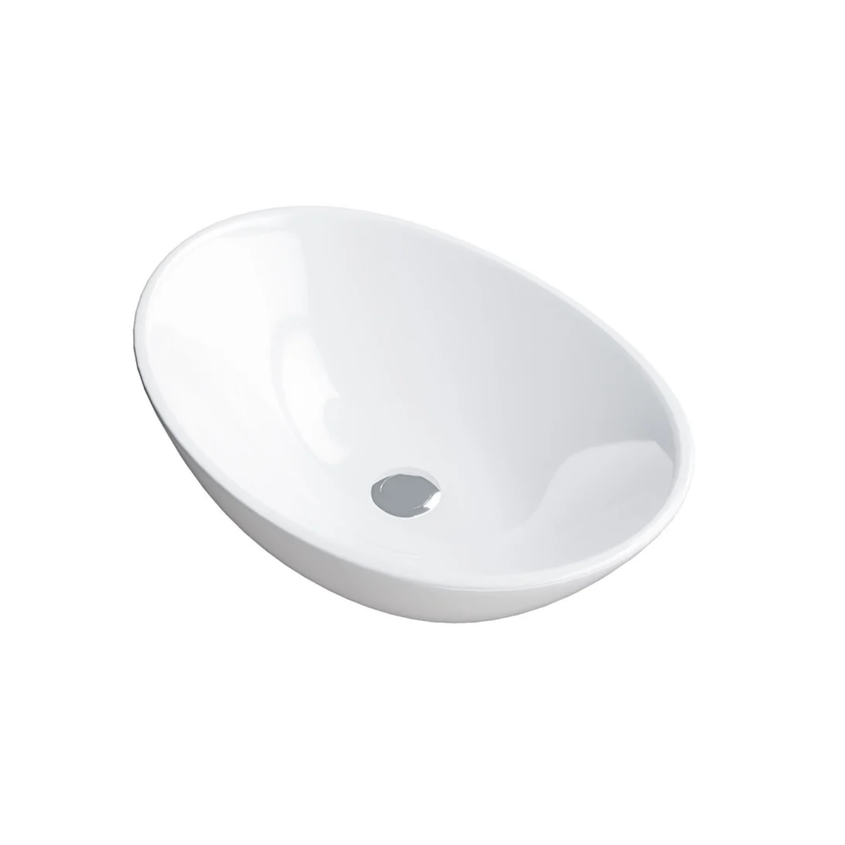 Merton Grey 800mm Wall Hung Countertop Vanity with 410mm White Oval Basin