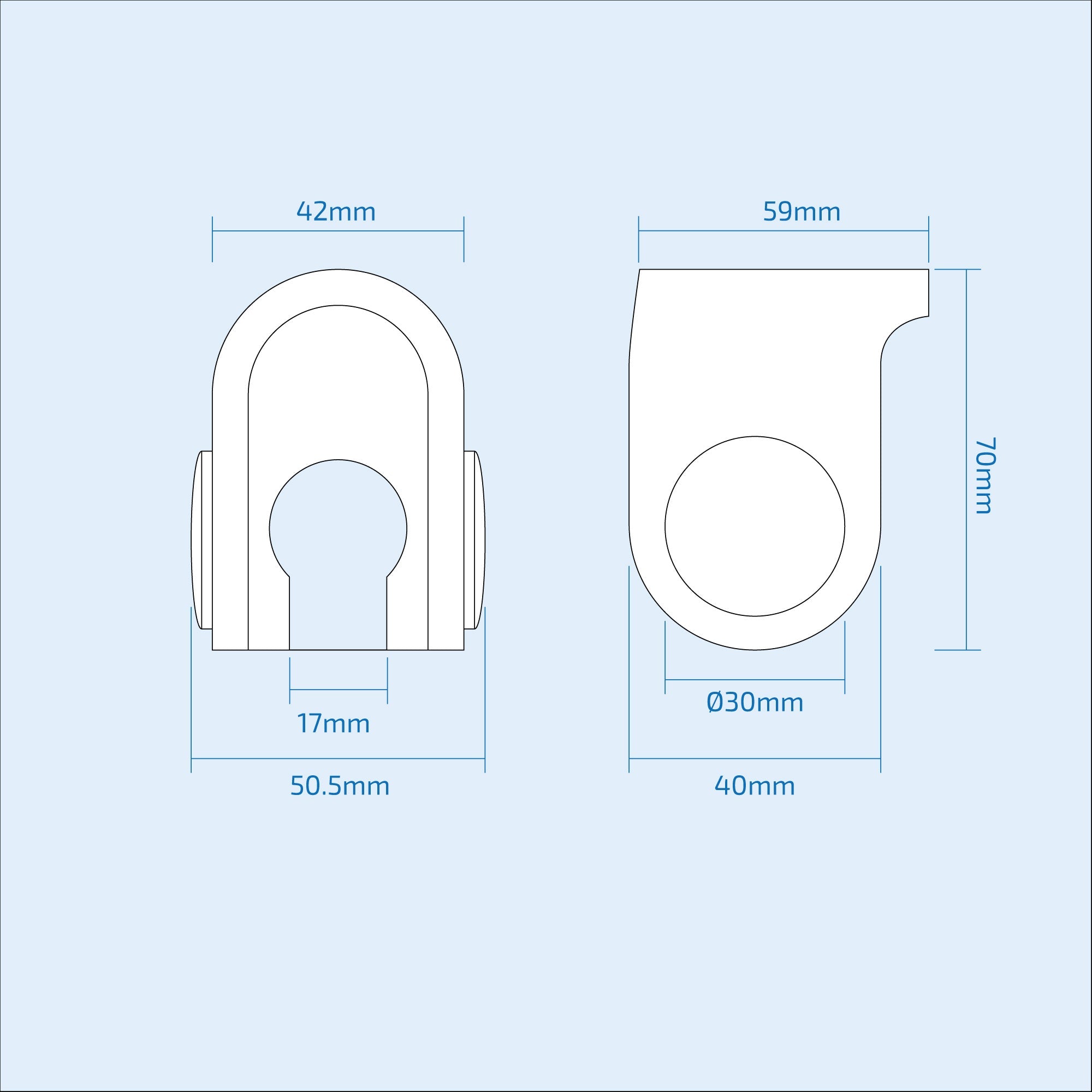 Modern Round Chrome Finish Shower Head With Hose & Wall Mounted Holder
