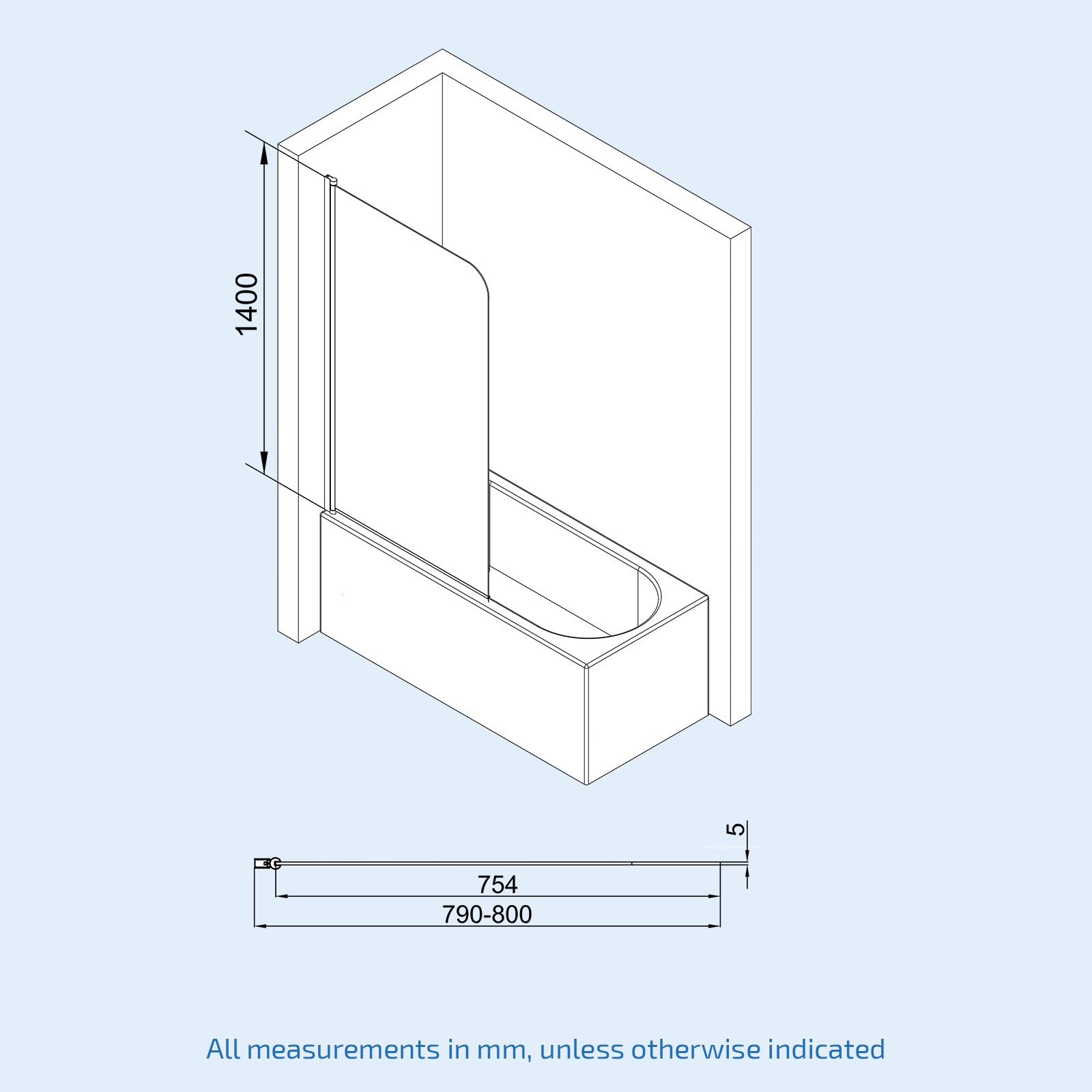 Bathroom Suite 1600mm Square Bathtub with Screen, 550mm Freestanding Vanity & Toilet - Set with Chrome Fittings