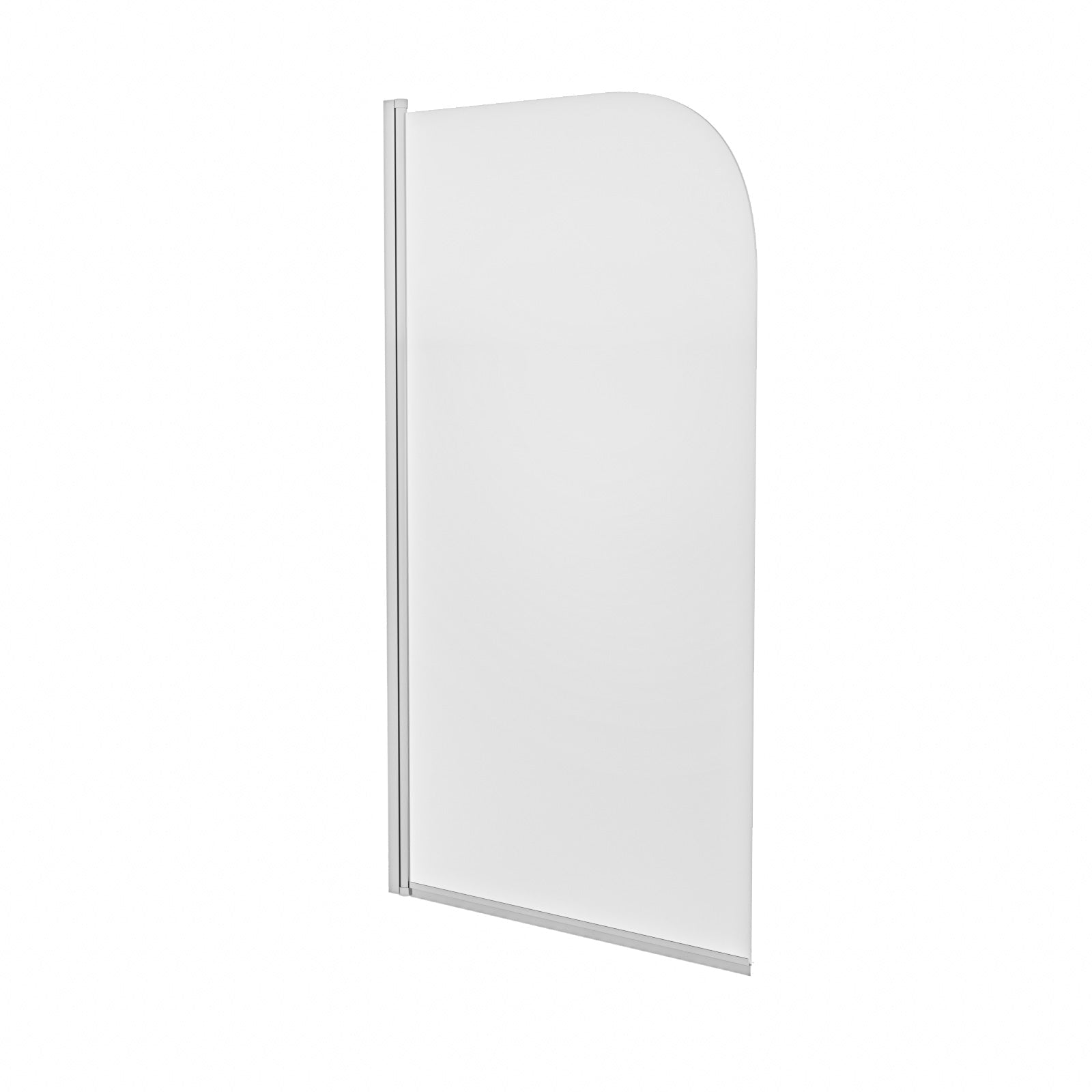 Denver 800 mm Frameless Curved Bath Shower Screen Door