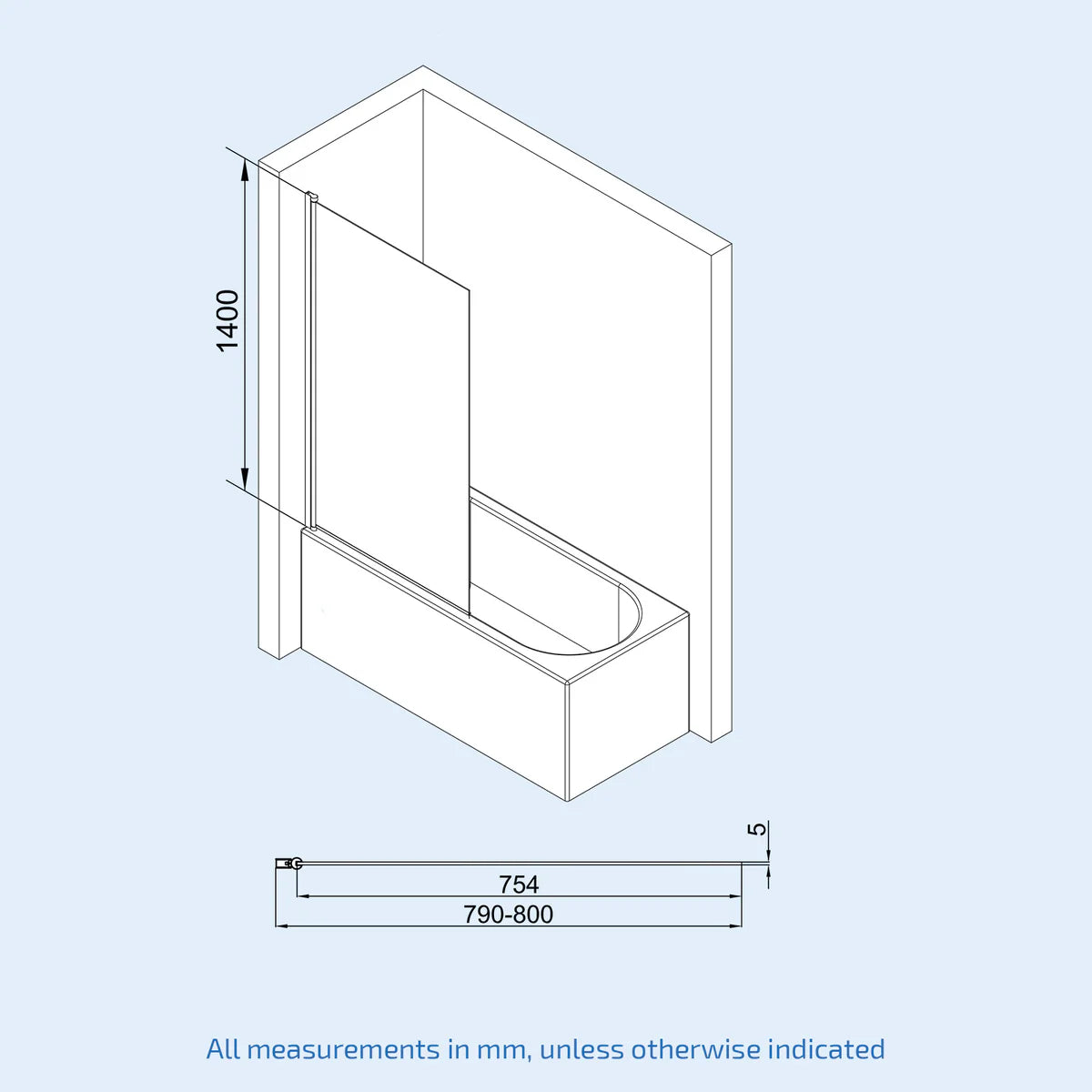 Ellen 550mm Freestanding Vanity with Close Coupled Toilet, Shower Bath & Taps Set