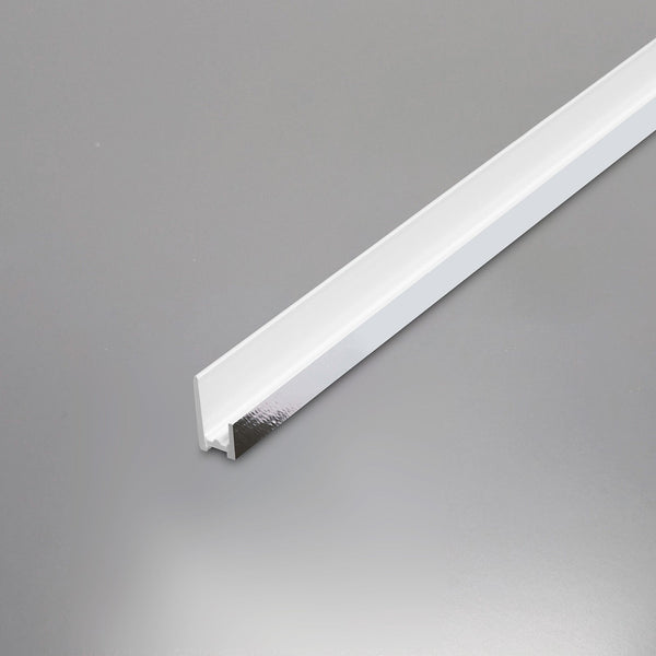 Base Seal Trim Chrome 10mm X 2.4m for Wall Cladding