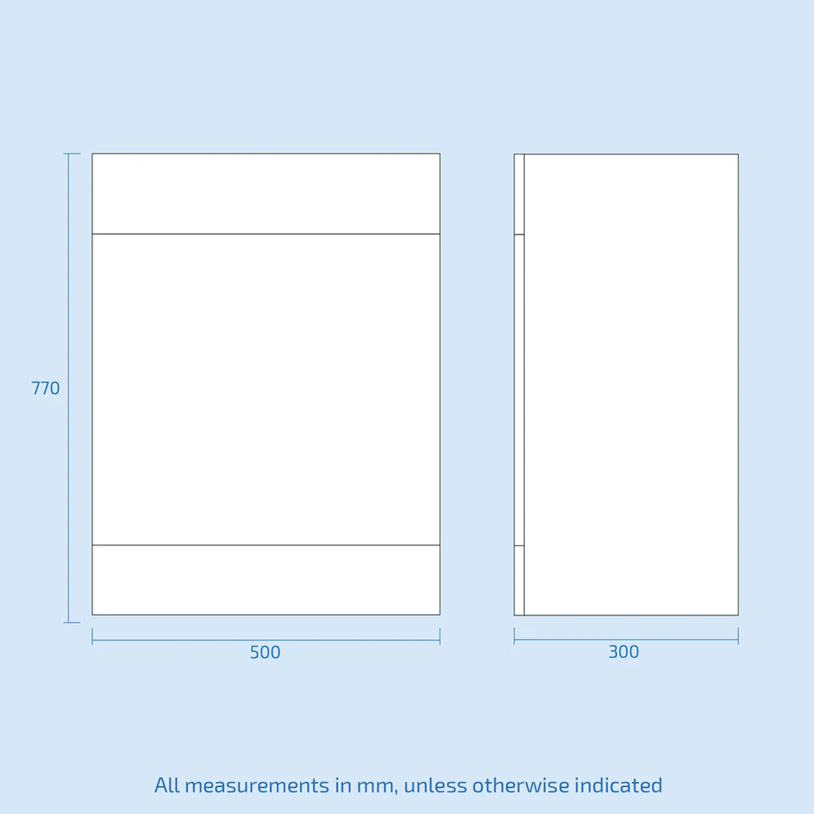 Ellen 950mm Vanity Basin Unit, WC Unit & Rimless Back to Wall Toilet White