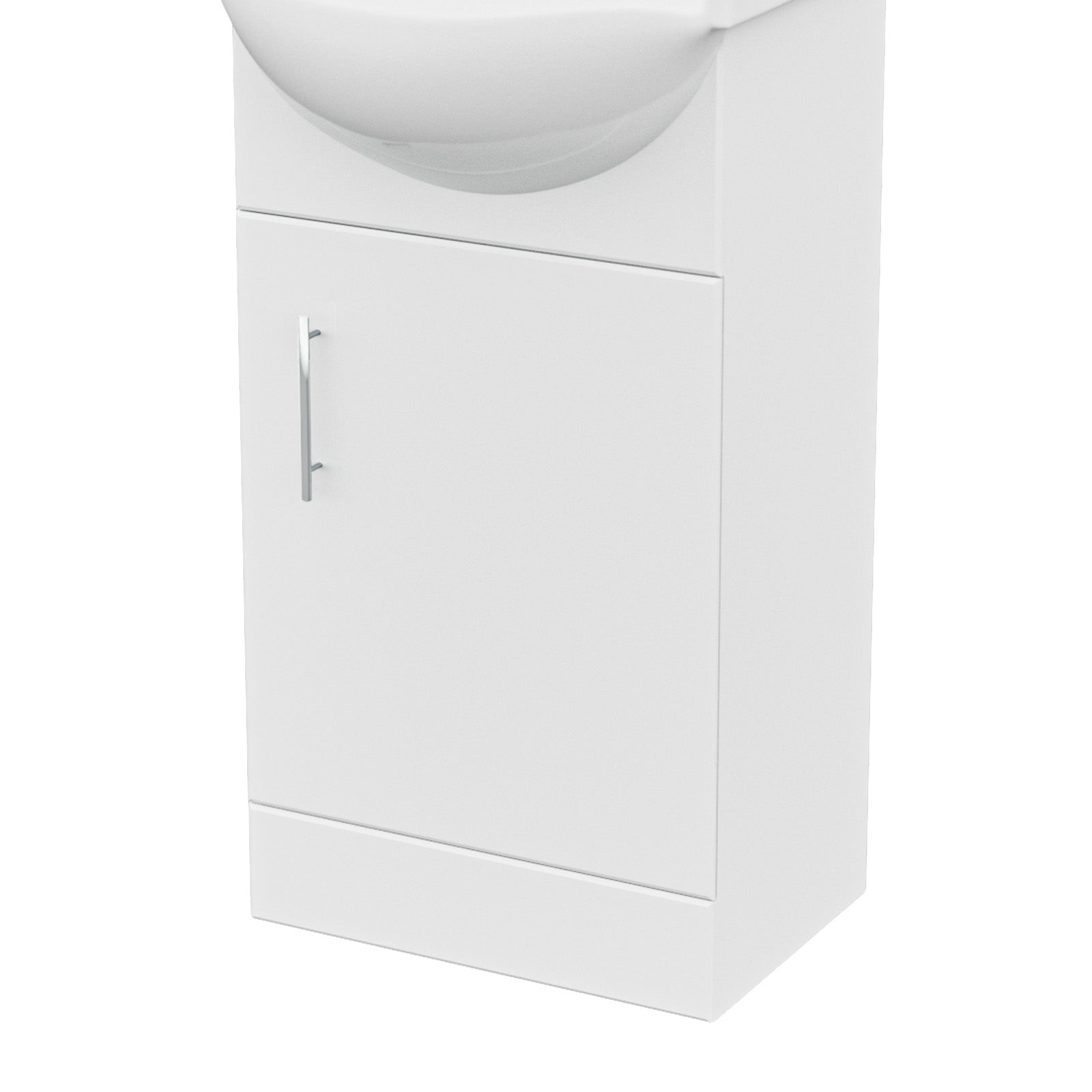 Dyon 450mm Freestanding White Vanity Cabinet (Excluding Basin)
