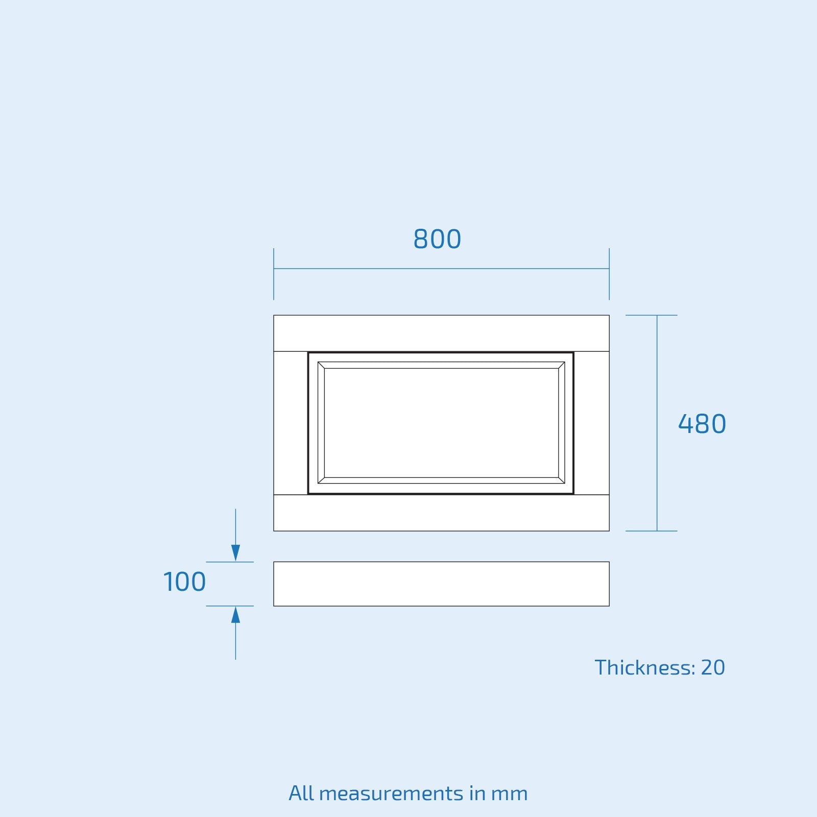 Chiltern Light Grey Traditional 800mm Bath End Panel + Plinth