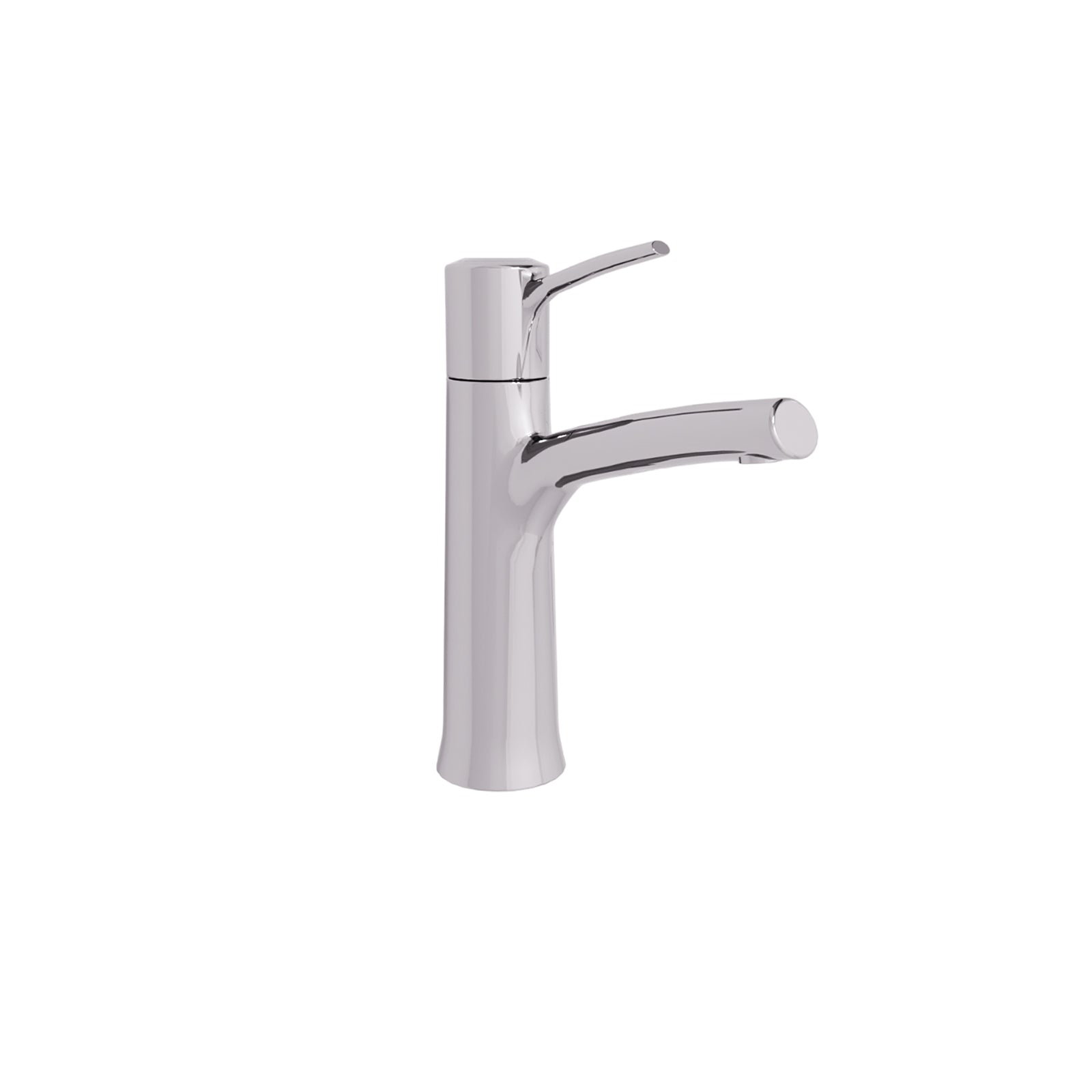 Gisela Deck Mounted Polished Chrome Bathroom Basin Mono Mixer Tap