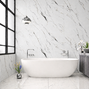 Calacatta Marble Gold PVC Shower Wall Panel 1000mm x 2400 mm x 10mm