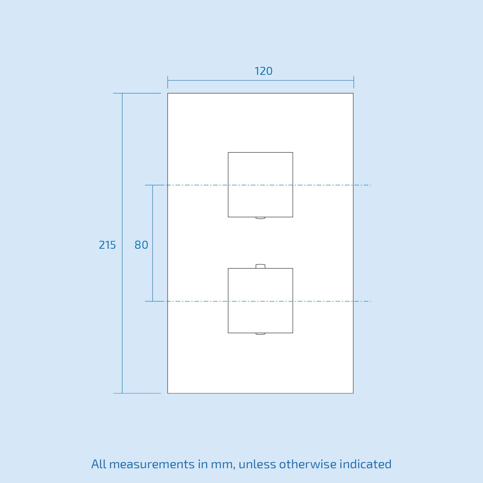 Moulin Thermostatic Wall Mounted Waterfall Shower