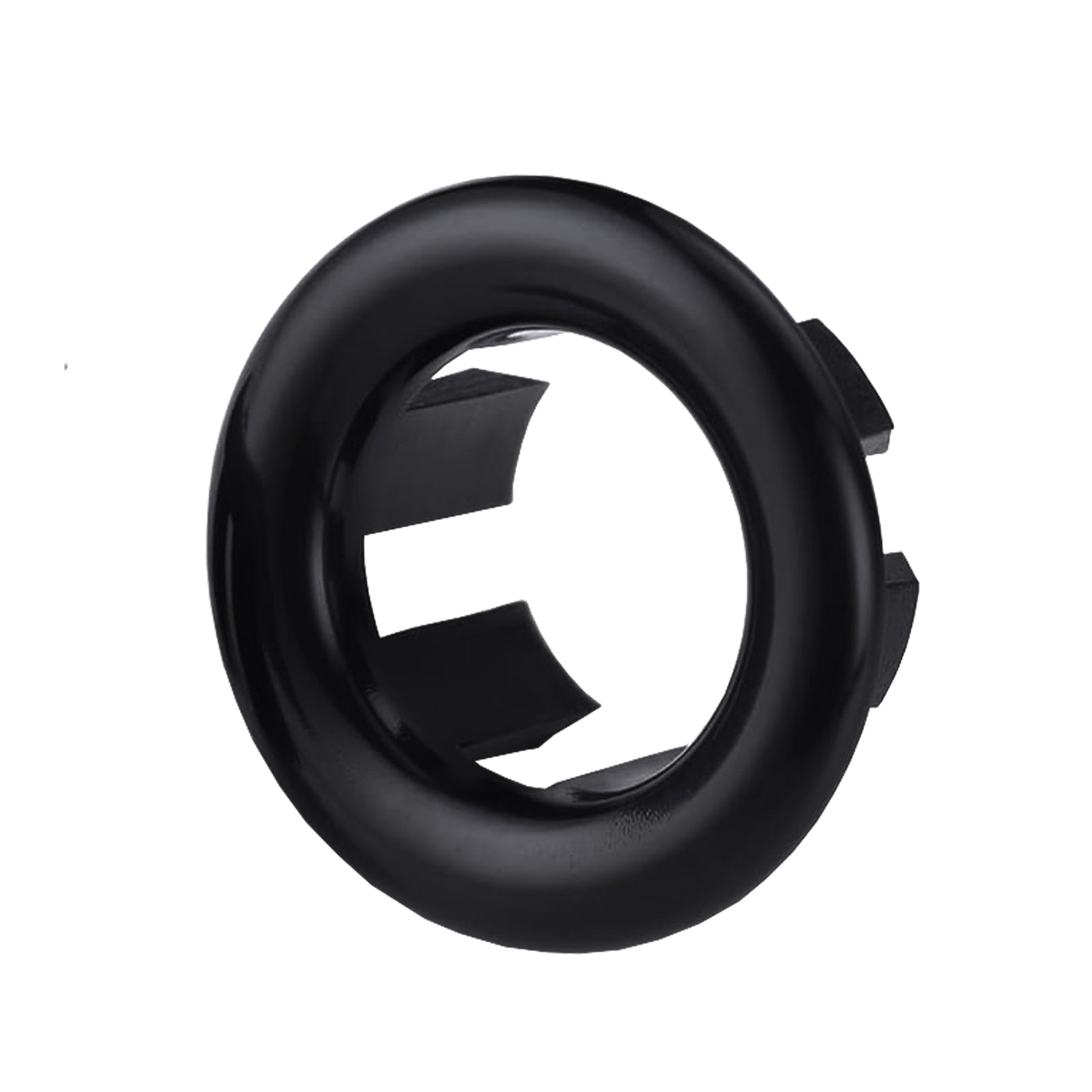 Matte Black Replacement Basin Sink Hole Overflow Cover