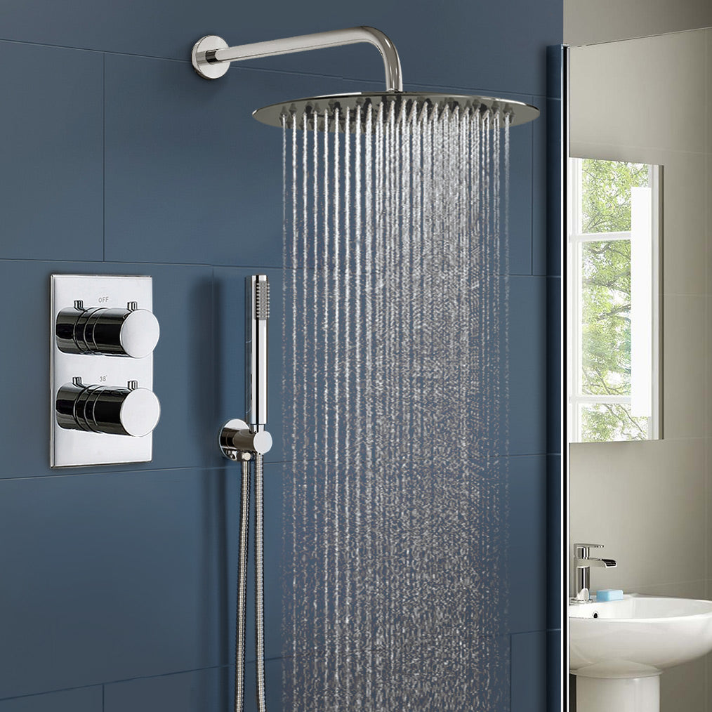 Ultra Thin Round 300mm Shower Head Chrome