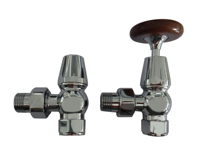 Kartell Traditional Radiator Valve Chrome Radiator Valve - TRAD-ANG-C