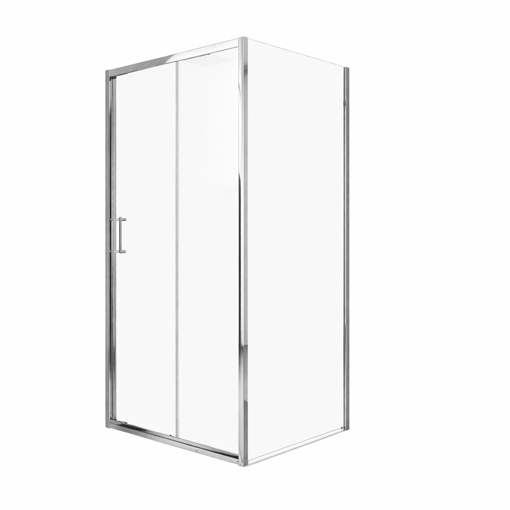 Magna 1100 x 800mm Shower Enclosure Sliding Door - Chrome Profile