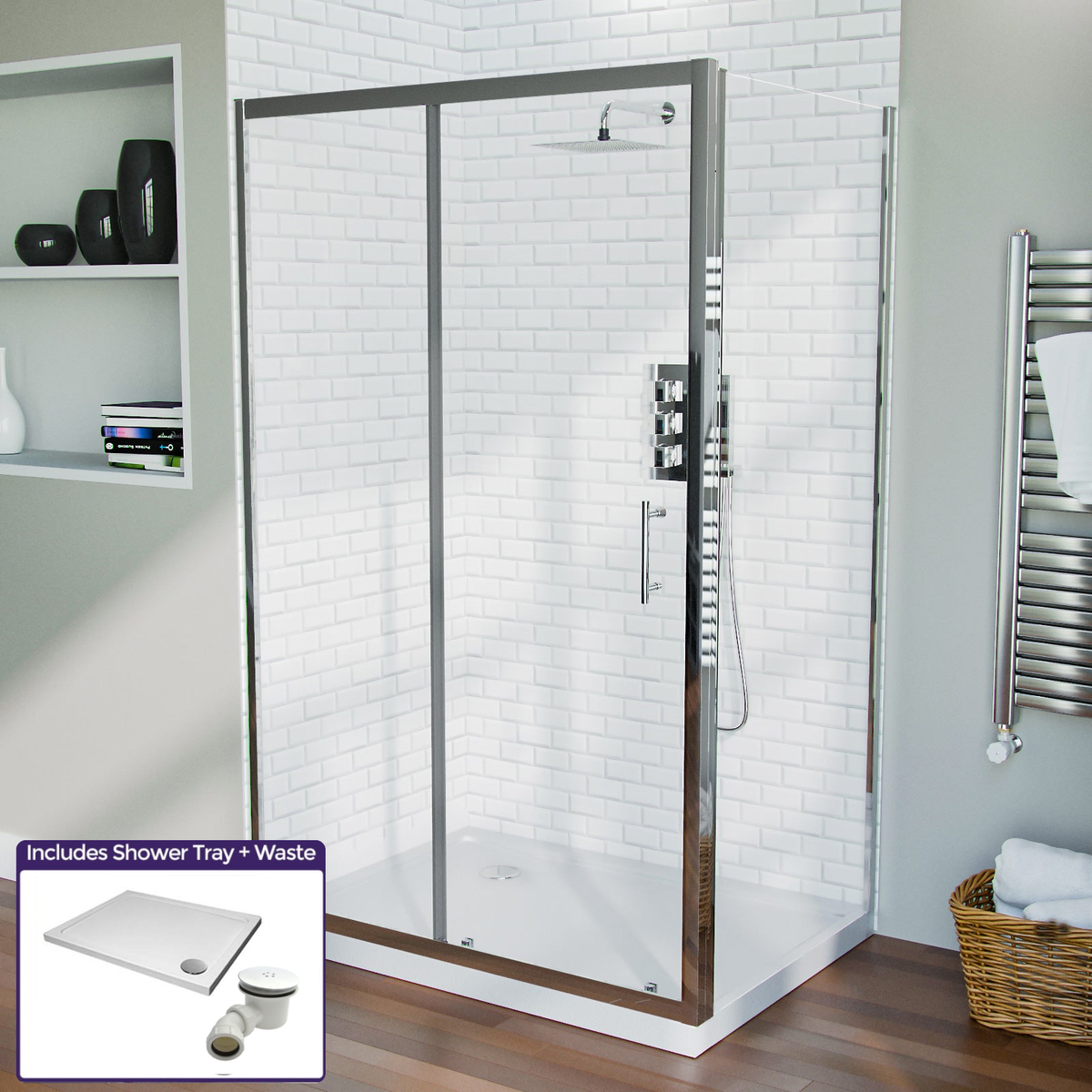 Enclosure # Options_1100 x 800 mm  # Tray Options_Low Profile Tray