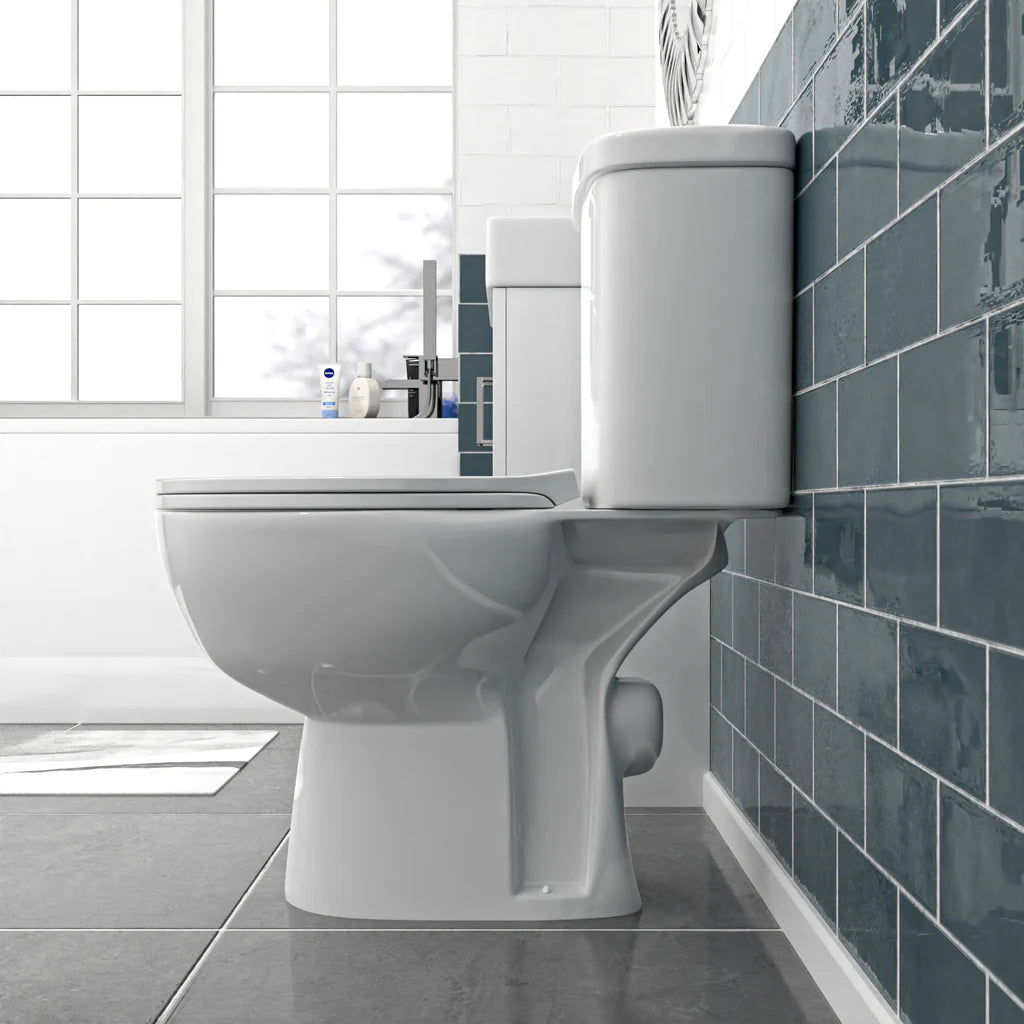 Nanuya 450mm Floorstanding Basin Vanity Unit And Close Coupled Toilet