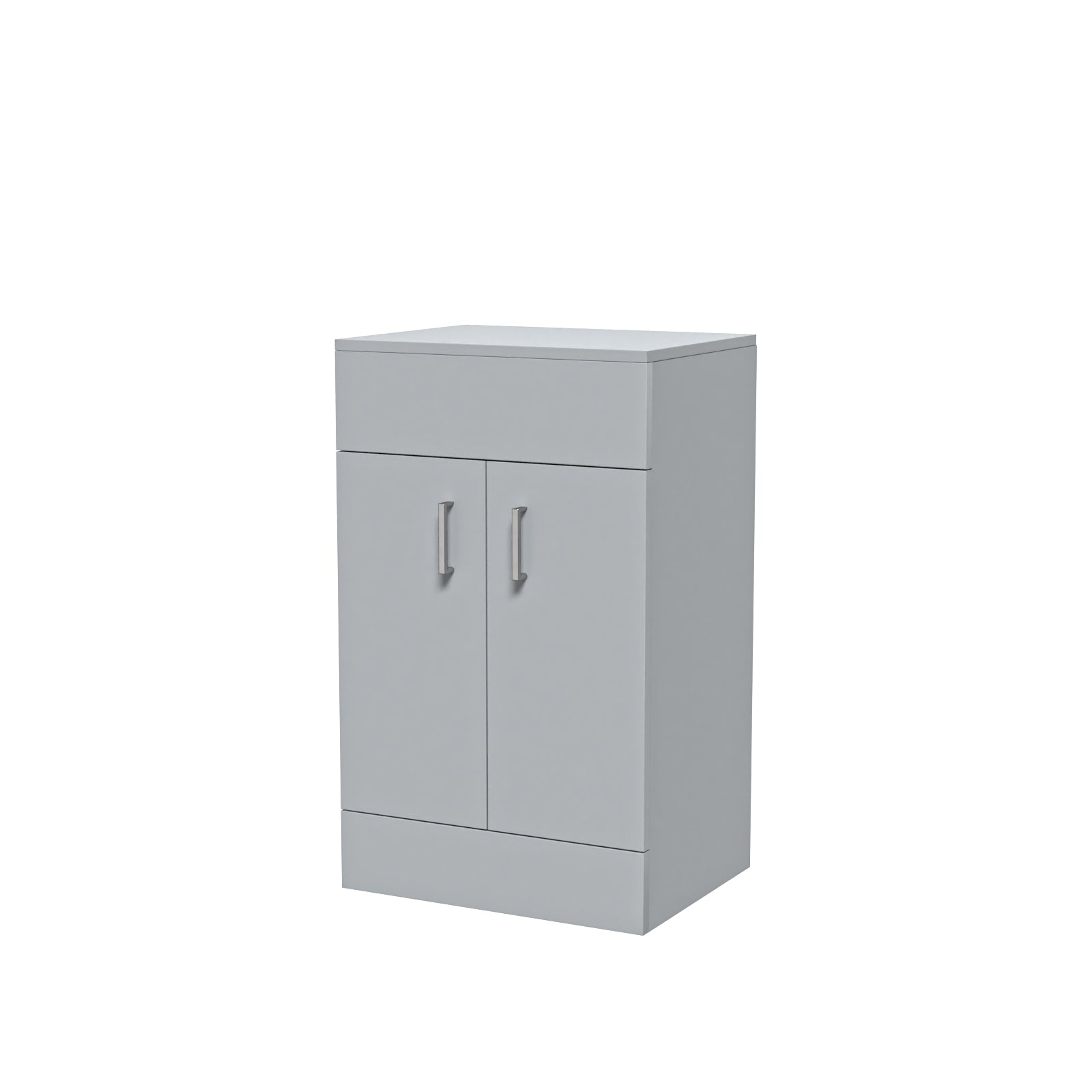 Nanuya 500mm Matte Grey Vanity Unit Cabinet With Worktop