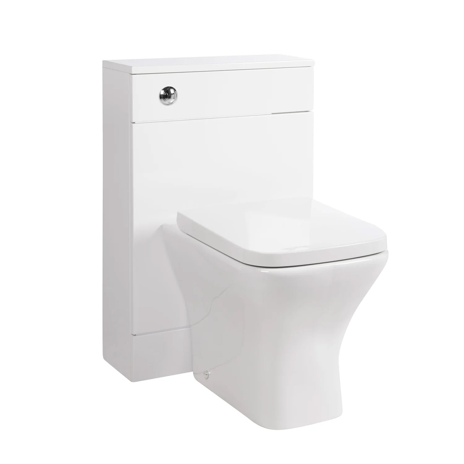 Nanuya 1000mm Floor Standing White Vanity, Basin & BTW Rimless Toilet