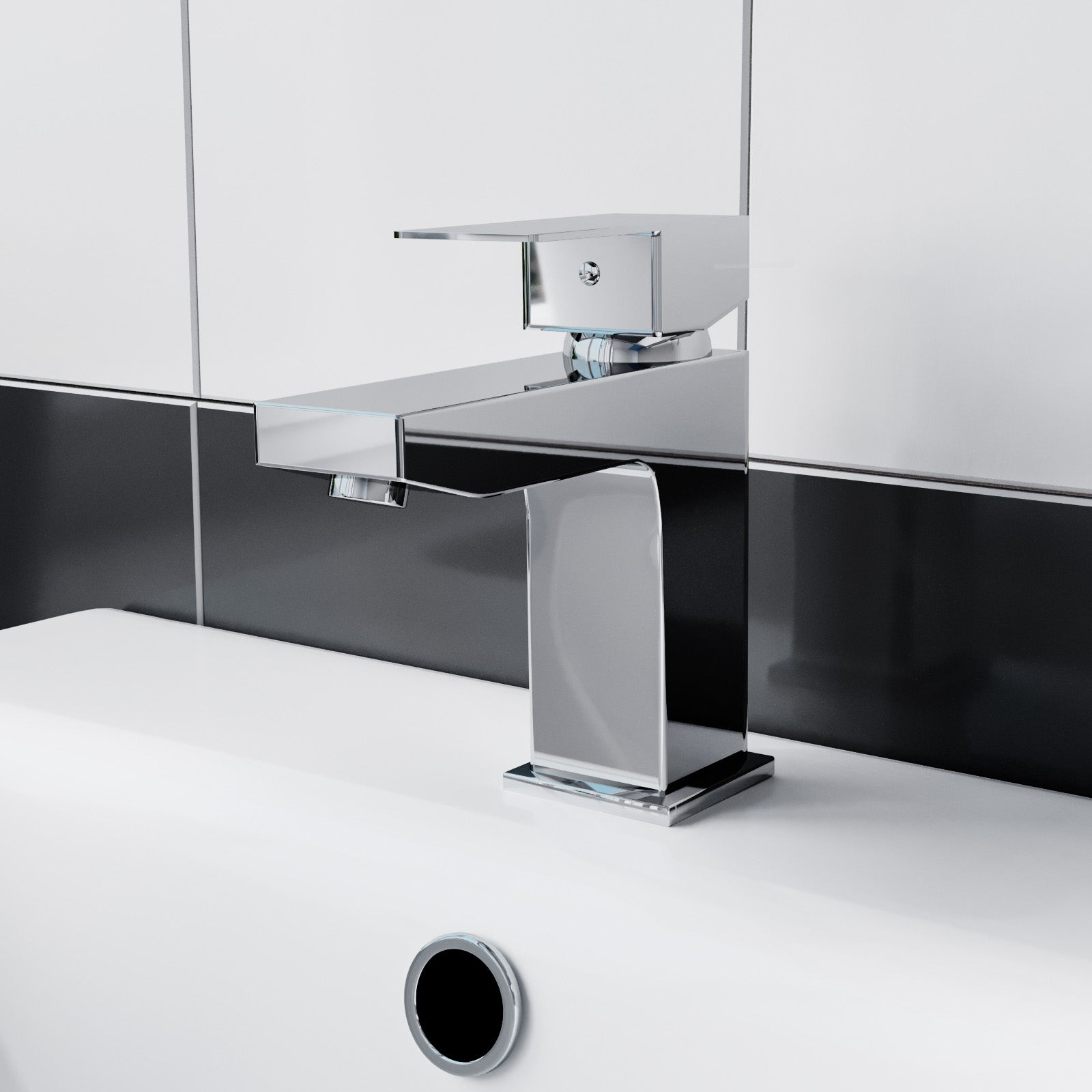 Nanuya 500mm Freestanding Basin Vanity Basin Sink and Deck Mounted Tap