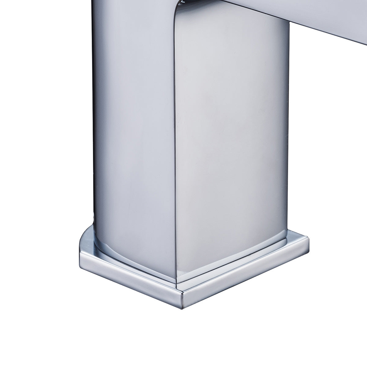 Eclipse Compact Modern Bathroom Basin Sink Single Lever Mixer Tap