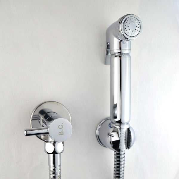 Modern Handheld Bidet Chrome Douche Toilet Spray Kit