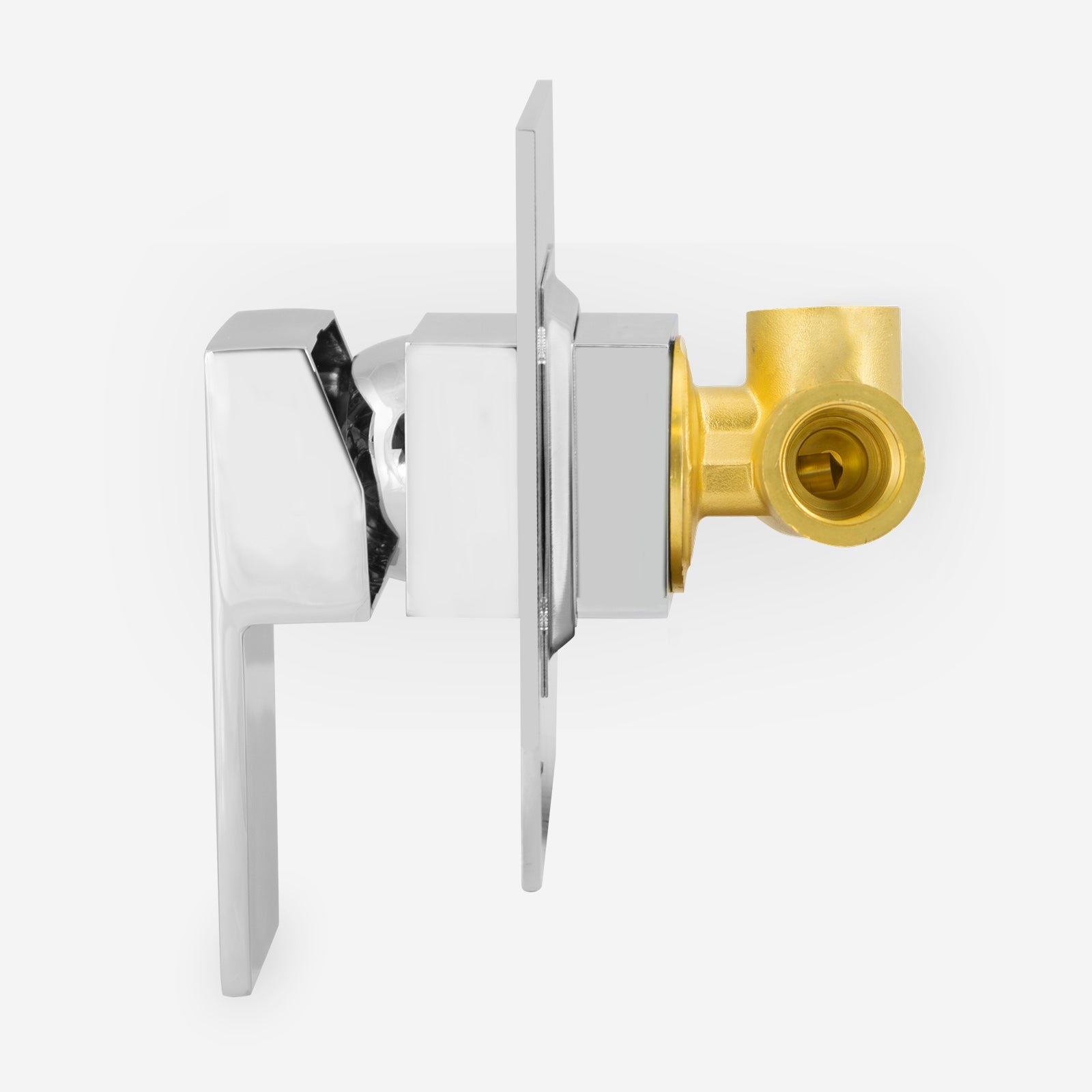Contemporary Wall Mounted Basin Sink Spout & Concealed Mixer Tap