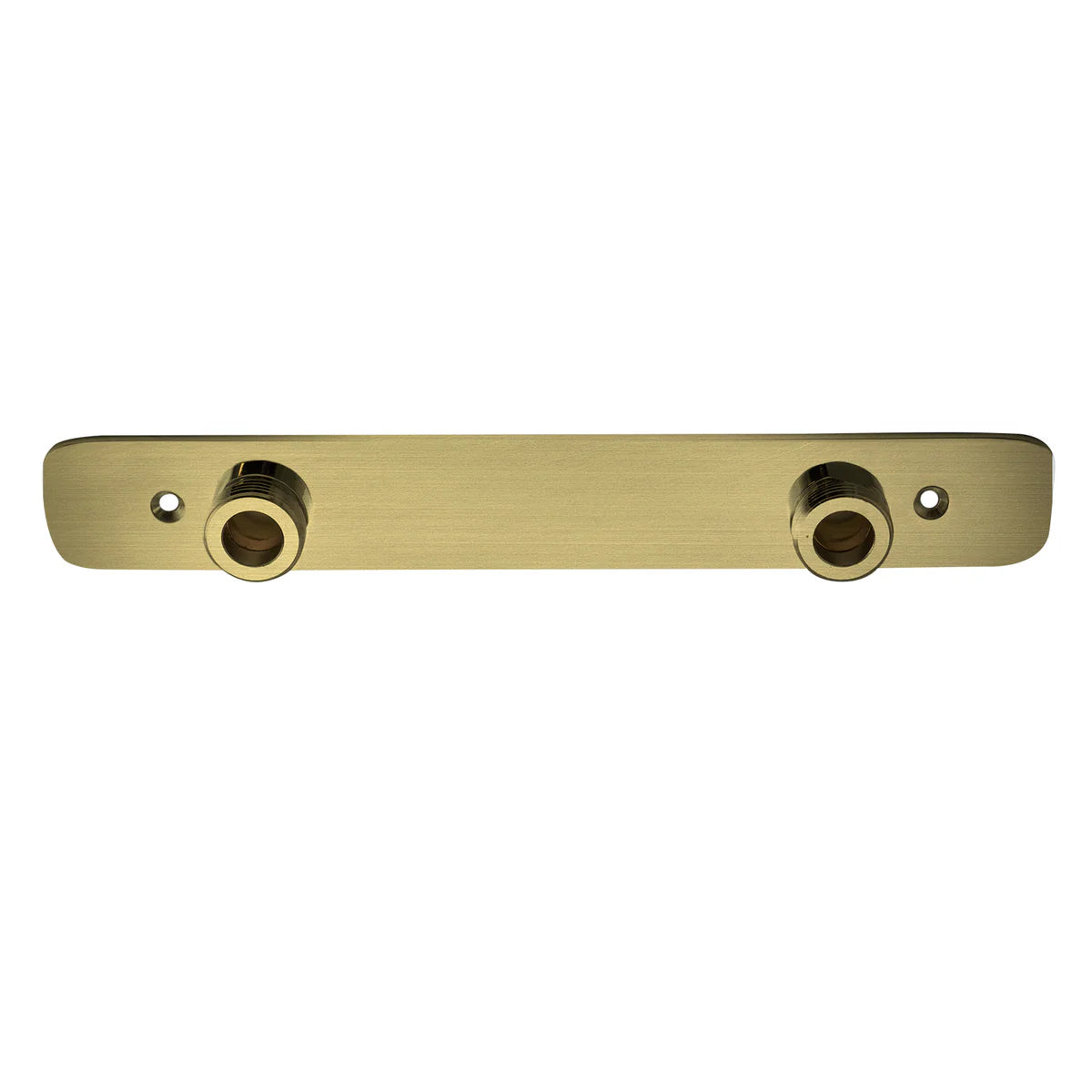 Brushed Brass Wall Mount Fixing Plate Kit for Bar Shower Valves - EASYKIT-03BB+
