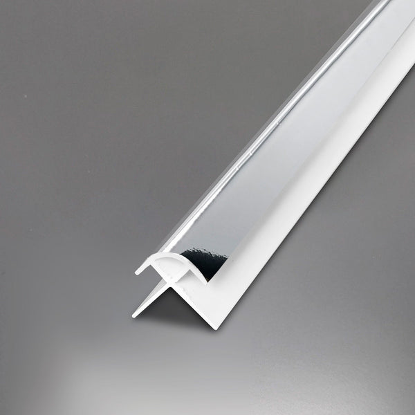 White metal corner guard strip 