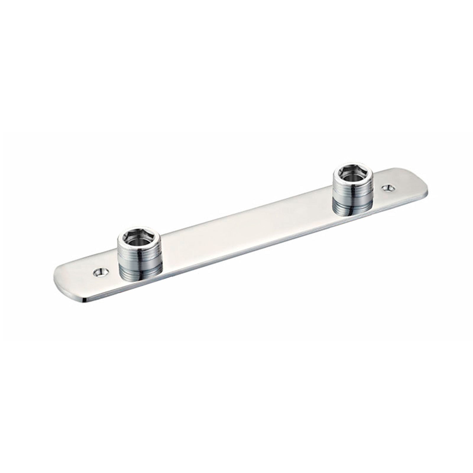 Exposed Easyfit Wall Plate Fixing Shower Bar Valves Brass Bathroom Chrome