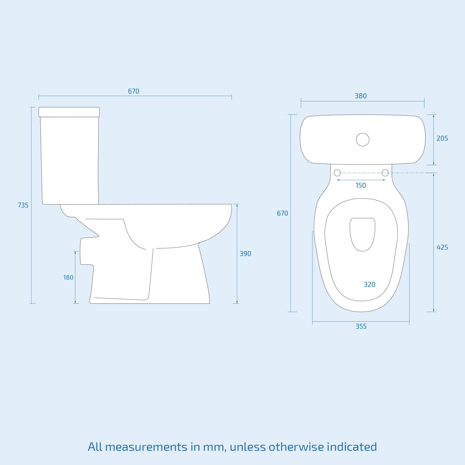 Bathroom Suite 1600mm Square Bathtub with 500mm Freestanding Vanity & Toilet