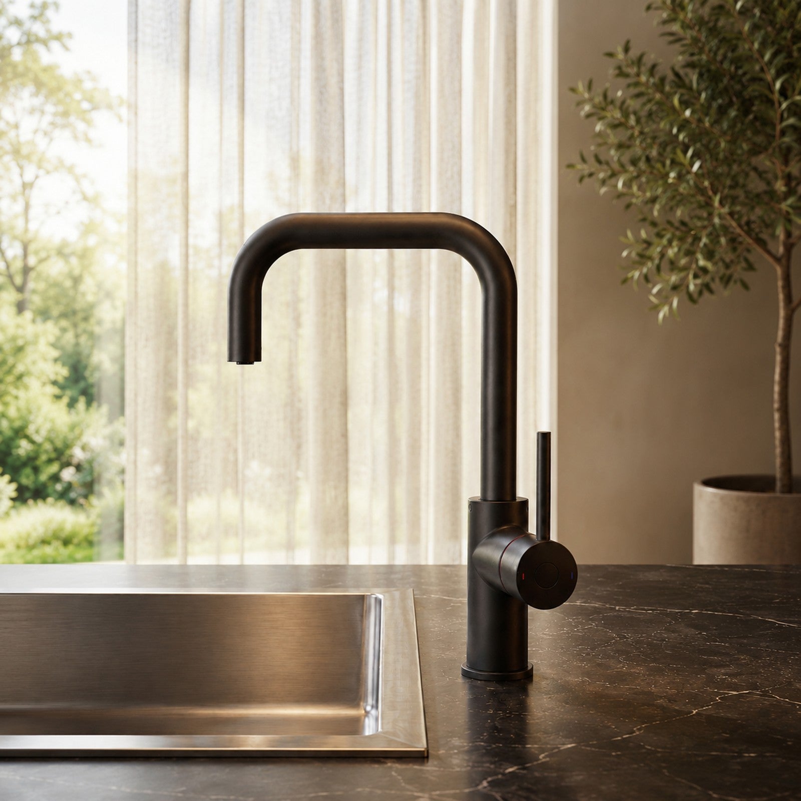 3 in 1 Kitchen Tap - Instant Hot Boiling Filtered Water + Hot and Cold Water