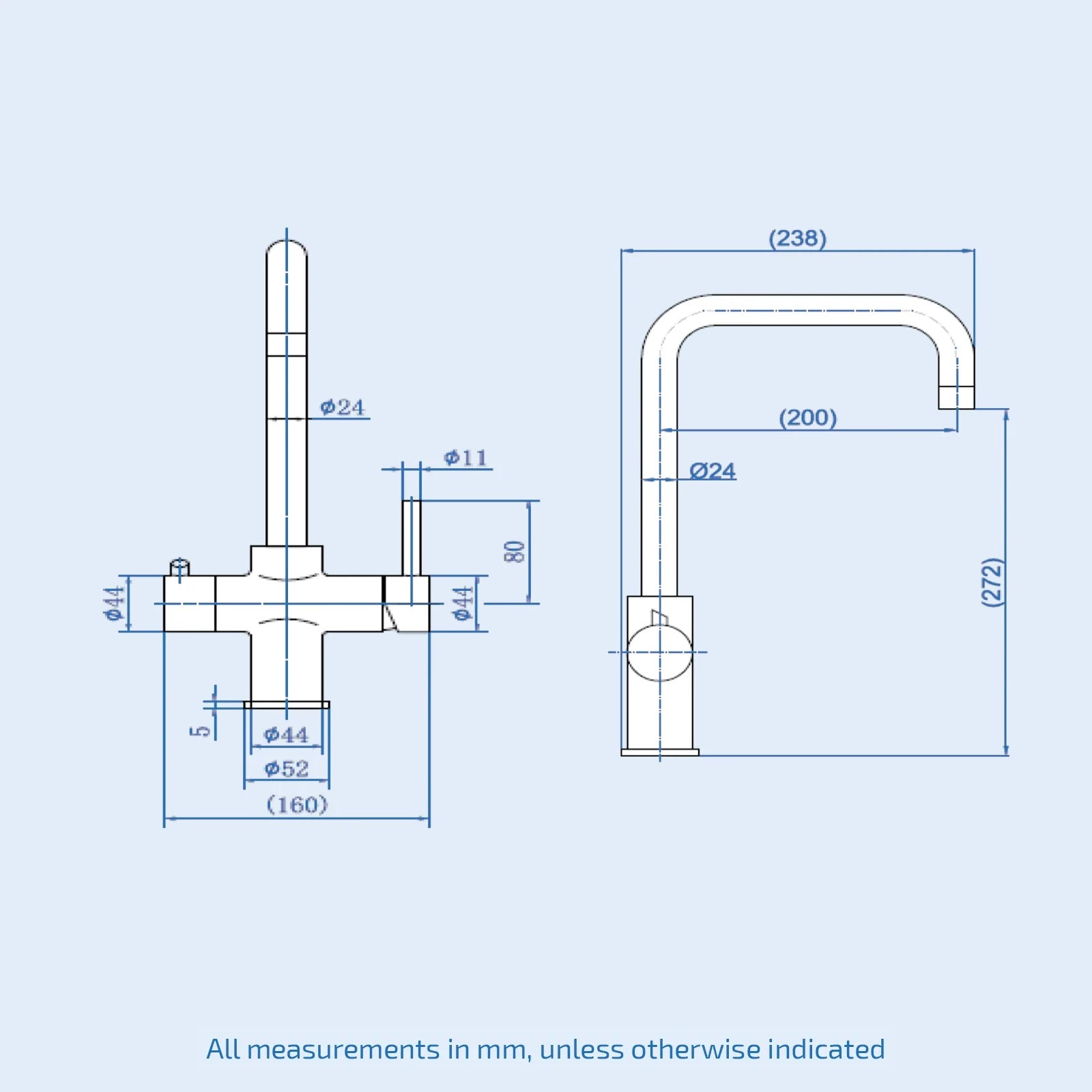 3 in 1 Kitchen Tap - Instant Hot Boiling Filtered Water + Hot and Cold Water