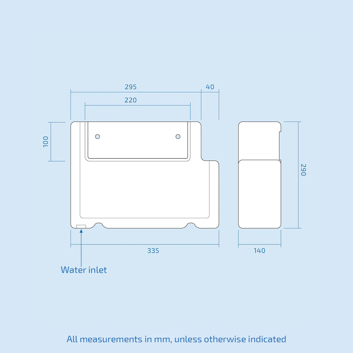 Nanuya 1000mm Dark Grey Basin Vanity Cabinet & WC with Square Rimless Toilet