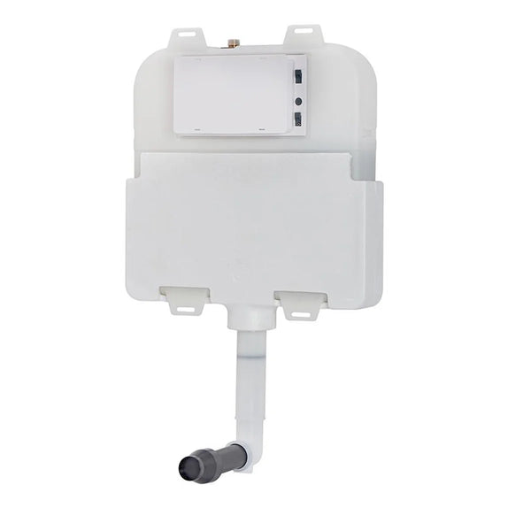 Compact Concealed Dual Flush Cistern for Back-To-Wall Toilet Pan
