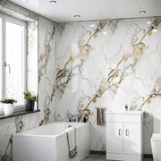 Gold Marble Gloss PVC Shower Wall Panel 1000mm x 2400 mm x 10mm