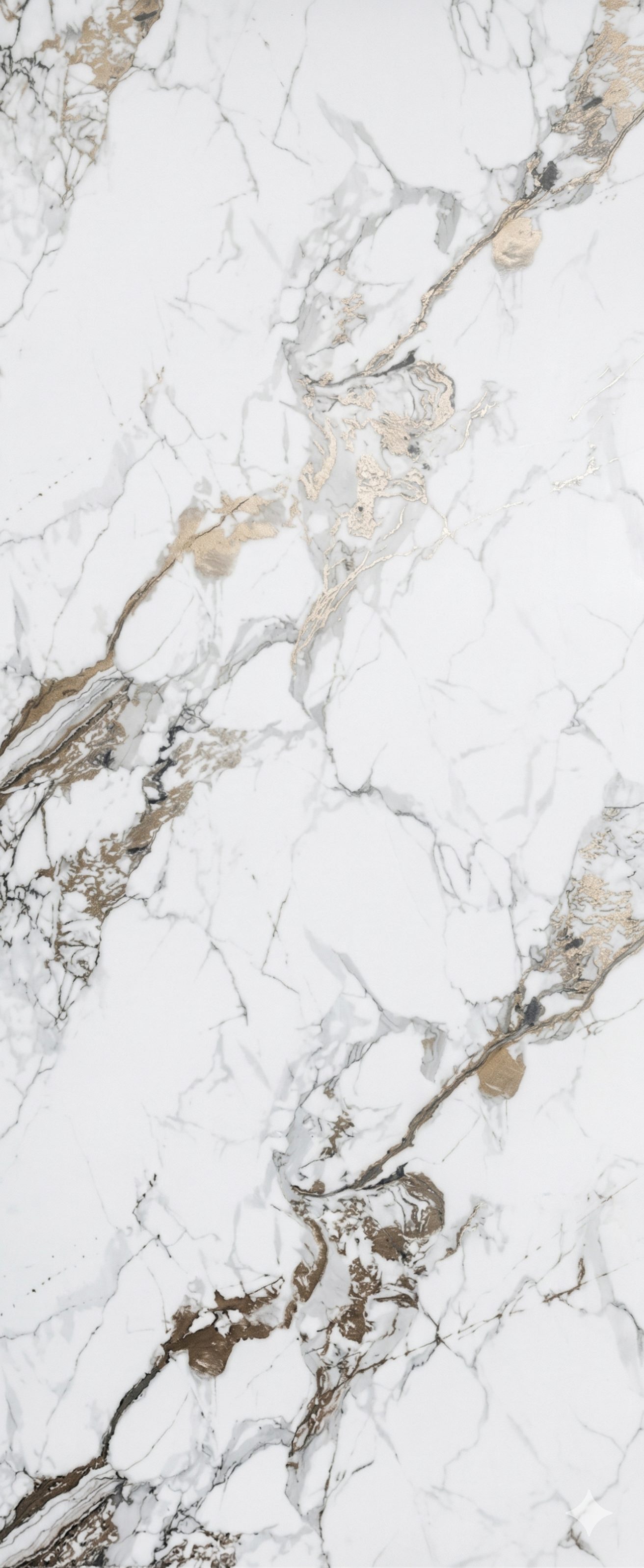 Gold Marble Gloss PVC Shower Wall Panel 1000mm x 2400 mm x 10mm