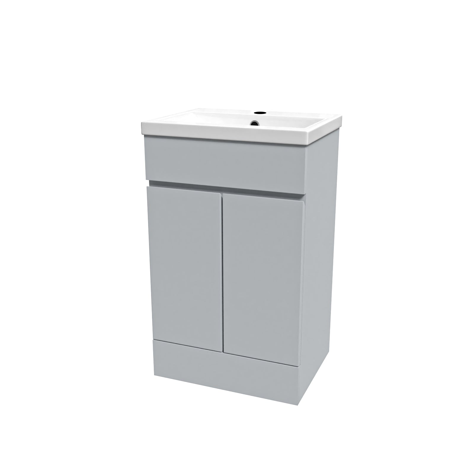Alaska Matte Grey 500 mm Freestanding Basin Vanity Unit