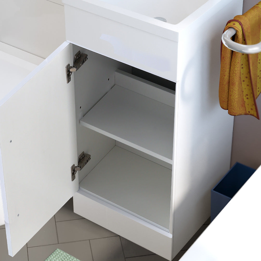 Alaska 900mm Vanity Basin Unit, WC Unit & Elora Back To Wall Toilet White