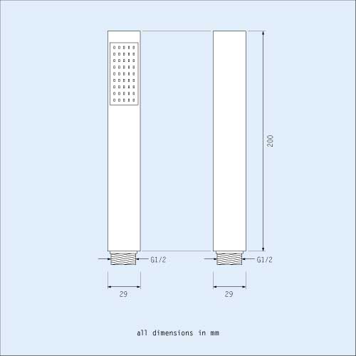 Lilly 3 Dial 3 Way Round Concealed Thermostatic Mixer Valve Hand Held Shower Body Jet