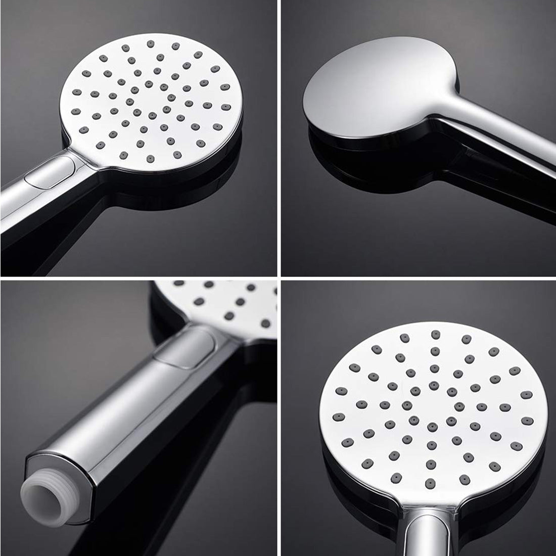 Universal Chrome Multi-Mode ABS Handheld Shower Head