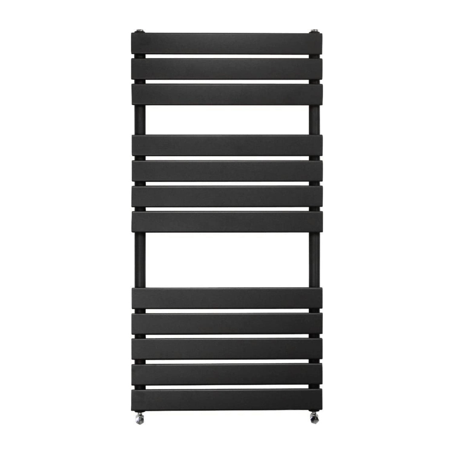 Honeywell Vertical Towel Radiator Flat Panel 1200mm H X 600mm W - Matte Black