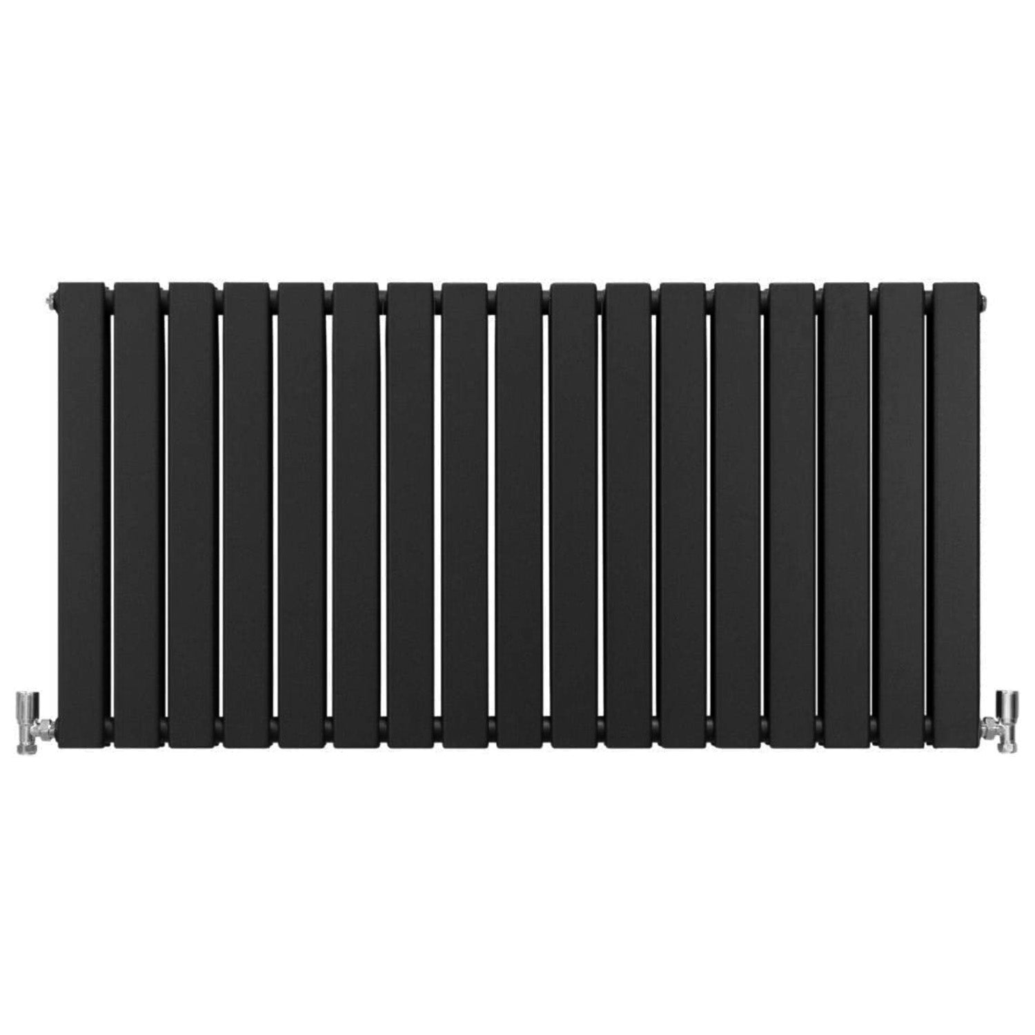 Honeywell Designer Horizontal Radiator Double Flat Panel 600mm H X 1158mm W - Matte Black